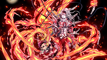 Kokushibo Tanjiro Kamado Demon Slayer Kimetsu no Yaiba HD wallpaper