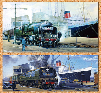 The Cunarder, southampto, ships, boats, cunard, trains, steam, liners, docks, white star HD wallpaper