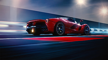 LaFerrari CGI, laferrari, ferrari, cars, behance HD wallpaper