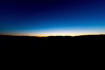Sunset, Sky, Night, Horizon, Dark HD wallpaper