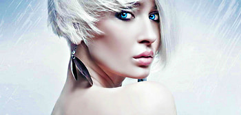 Blue Eyed Blonde Beauty, beautiful, digital, abstract, art HD wallpaper