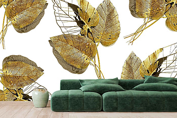 Gold Leaf, Stunning decorative element, Sophisticated touch, Timeless beauty HD wallpaper
