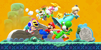 Super Mario Bros. Wonder Quad - Yoshi & Friends Dash HD wallpaper