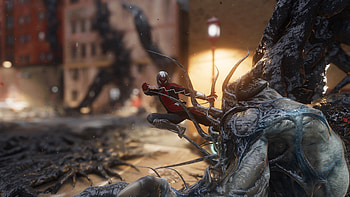 Peter and Symbiotes, video game, Marvel's Spider-Man 2 HD wallpaper