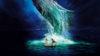 Blue whale, Life of Pi HD wallpaper