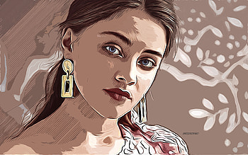 Josephine Langford, , vector art, Josephine Langford drawing, creative art, Josephine Langford art, vector drawing, Josephine Langford portrait HD wallpaper