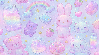 Whimsical Cutecore: Fairy Kei Pastel Kawaii - Quad, Pastel Aesthetic HD wallpaper