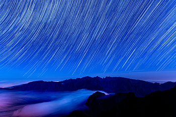 nature, star trail HD wallpaper