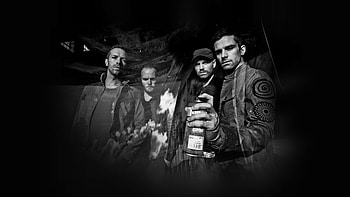 Coldplay, laptop, 42, Dark band HD wallpaper
