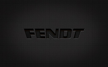 Fendt carbon logo, , grunge art, carbon background, creative, Fendt black logo, brands, Fendt logo, Fendt HD wallpaper