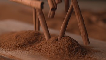 Sticks and powder, Cinnamon HD wallpaper