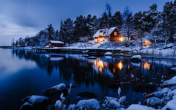 Sweden, Winter HD wallpaper