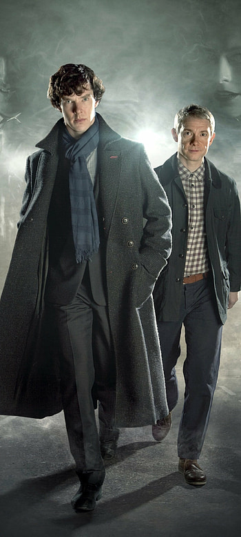 Sherlock TV series, Intricate mysteries, Brilliant deduction, Unconventional detective HD phone wallpaper
