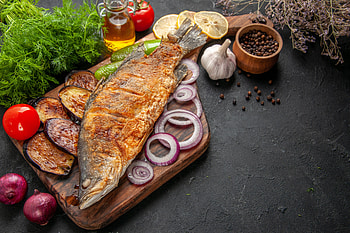 food, fish HD wallpaper