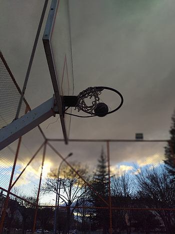 Basketbol, bulut HD phone wallpaper