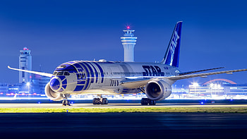 Haneda Airport, Travels, ANA Boeing 787-9, Star Wars livery HD wallpaper