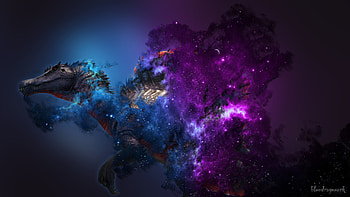 Dragon ARK Double Exposures, dragon, artist, artwork, digital-art HD wallpaper