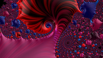Trippy Psychedelic Fractal, trippy, psychedelic, trance, red, purple, Abstract, fractal, abstract purple HD wallpaper