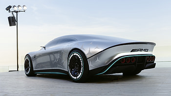 Mercedes Benz Vision AMG 2022 Car 2 Cars HD wallpaper