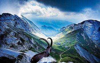 Mount Pilatus, mountains, nature, scenery HD wallpaper