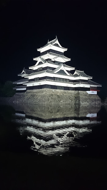 Matsumoto Castle, Historical landmark, Nagano Prefecture, Japan HD phone wallpaper