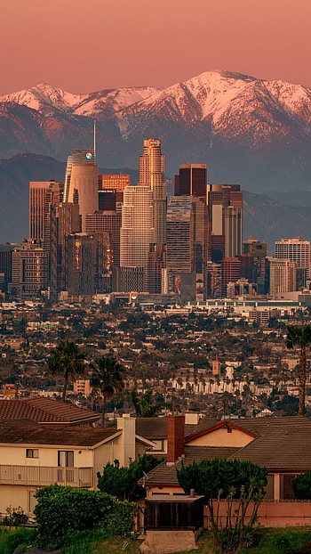 Los Angeles Skyline, Travels, Best quality HD phone wallpaper