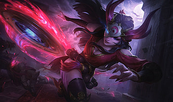 Sivir, purple, pink, fantasy, game, lol, luminos, girl HD wallpaper