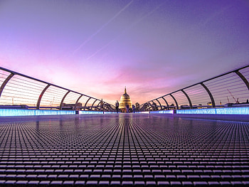 Millennium Bridge London , bridge, london, world, uk, graphy HD wallpaper