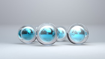 3D, Form, Glass, Balls, Plastic HD wallpaper