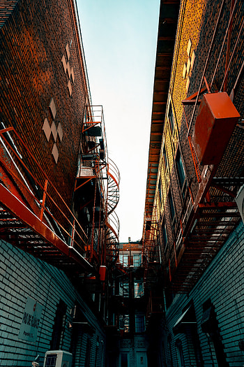 Cities, Walls, Architecture, Ladders, Building HD phone wallpaper