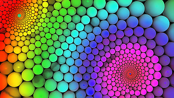 Psychedelia 3, Abstract, Psychedelic, Multicoloured, 3D HD wallpaper