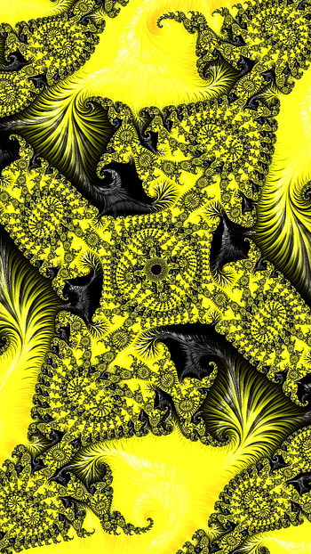 Fractal Art Trippy Psychedelic Background for Smart, yellow, black, colors, psychedelic, trippy, Abstract, fractal, abstract black HD phone wallpaper