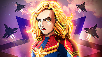 Captain Marvel Comic Poster , captain-marvel, superheroes, artist, artwork, digital-art HD wallpaper