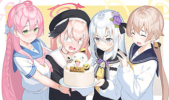 First-Anniversary, girl, Anime, Anniversary, First HD wallpaper