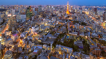 Tokyo Tower, Tokyo computer , Urban backgrounds, High-quality HD wallpaper