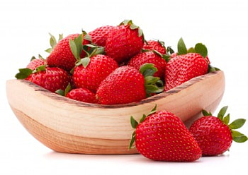 Strawberry, sweet, plate, yummy, red, dessert, berries, fresh HD wallpaper