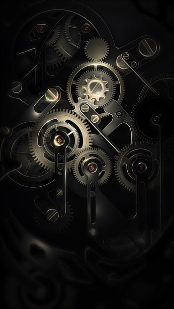 Steampunk Gears For Background, Lacie - Mechanical For Mobile, Steampunk Clock HD phone wallpaper