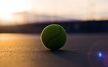 Tennis ball close-ups, Fierce competition, Tennis gear, Powerful smashes HD wallpaper