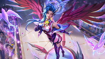 Seraphine League Of Legends Awakens, seraphine-league-of-legends, league-of-legends, kda, games, 2025-games, artwork, art, digital-art, video-games, artstation HD wallpaper