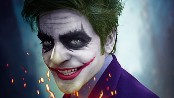 Joker Smiling , joker, cosplay, behance, artist, superheroes, supervillain HD wallpaper