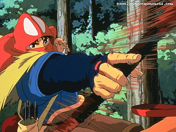 Princess Mononoke -Ashitaka, wolf girl, forest spirits, action, love, animal gods HD wallpaper