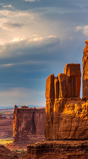 Canyon Valley Arch, , Valley landscape, Mountain view HD phone wallpaper