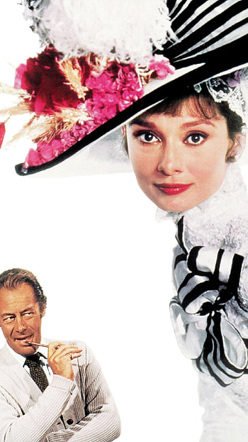 My Fair Lady, Classic musical, Eliza Doolittle, Audrey Hepburn HD phone wallpaper