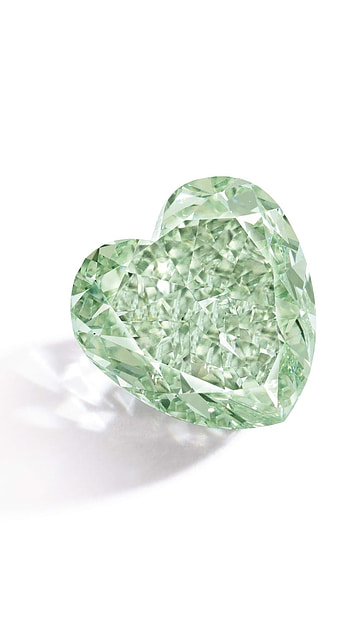 Green Heart, Green Heart Crystal HD phone wallpaper