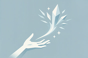 Ice Spell Magic, hand, crystal, sparkles, magic HD wallpaper
