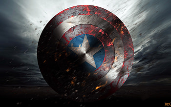 Captain America Shield HD wallpaper
