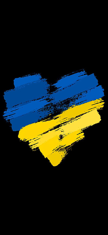 Ukraine flag, Scroll drop design, Amoled backgrounds, Striking colors HD phone wallpaper
