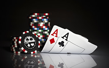 Pocket aces, Poker HD wallpaper