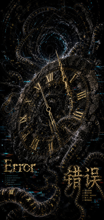 Error, Fan Art, AI Art, Amoled HD phone wallpaper