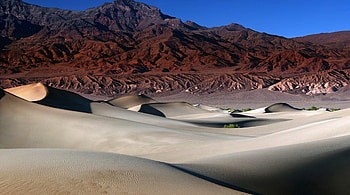 beautiful desert mountain scape, desert, brown, mountains, dunes HD wallpaper